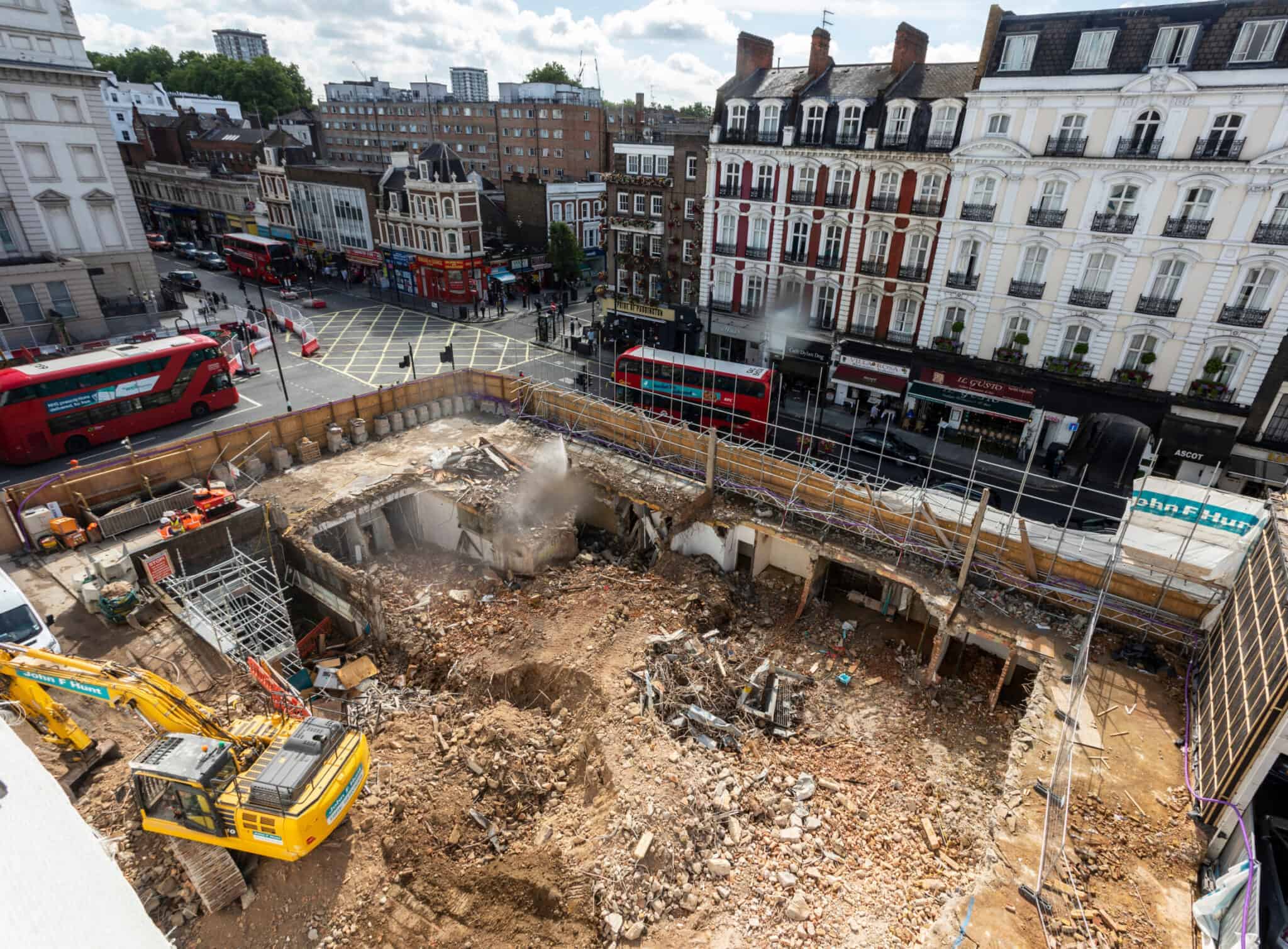 Eastbourne Terrace - Phase 1, Demolition