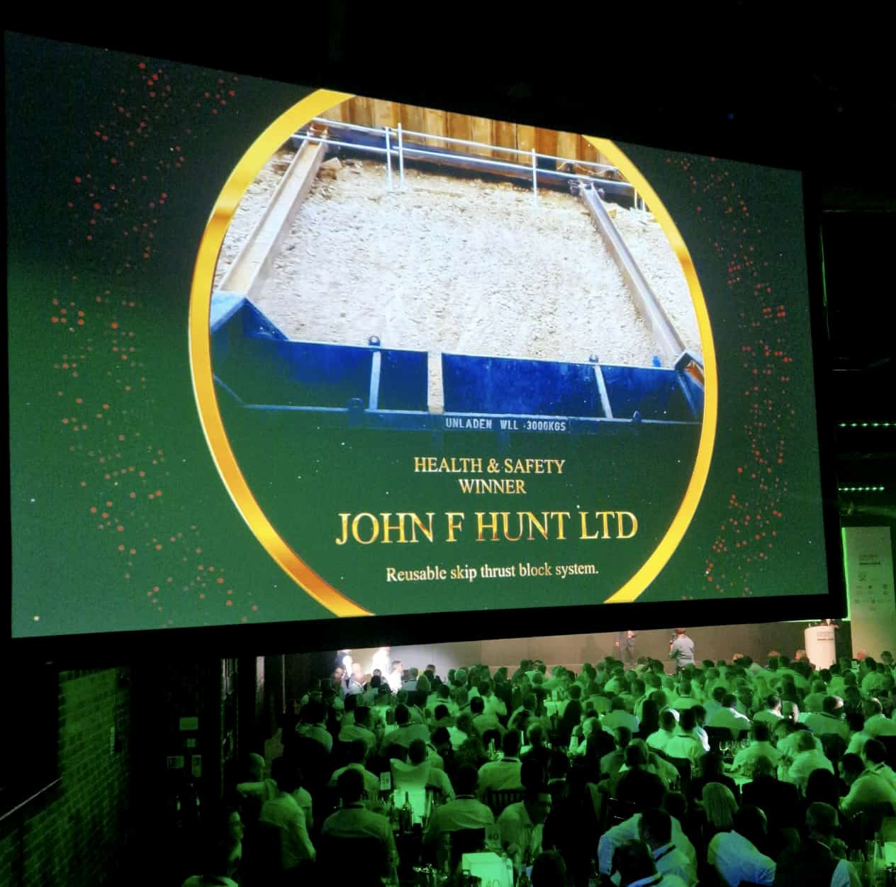 John F Hunt Ltd Wins Construct Health and Safety Award 2023