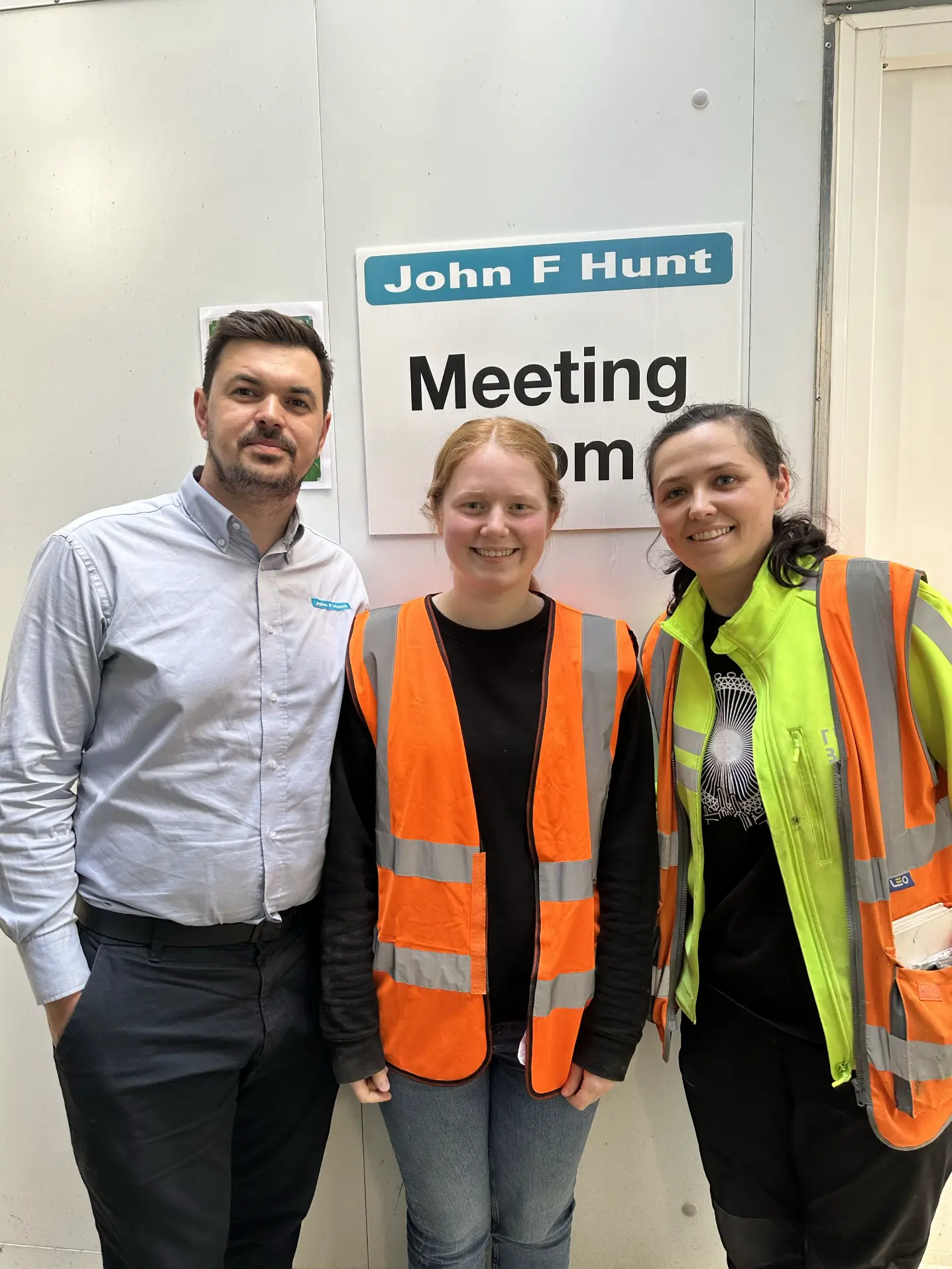 Exciting work experience at John F Hunt!